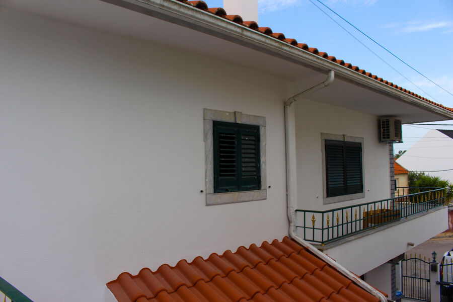 Completed tile roof on a single-family home